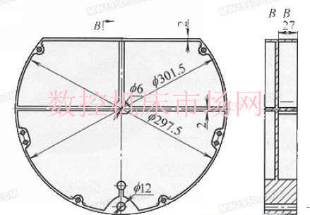 典型薄壁盤類零件的工藝方案及數控加工過程  