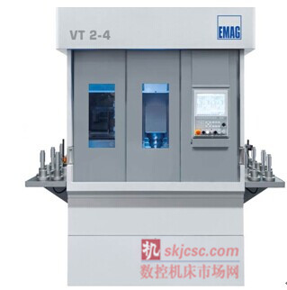 圖5：四軸 VT 2-4 倒立（lì）式軸類件加工車（chē）床可加工最大直徑為 100 mm，長度為 400 mm 的工件