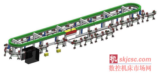 用戶汽車生產線示意圖